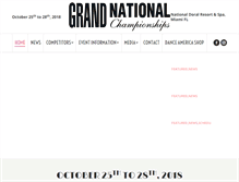 Tablet Screenshot of grandnationalchampionship.com